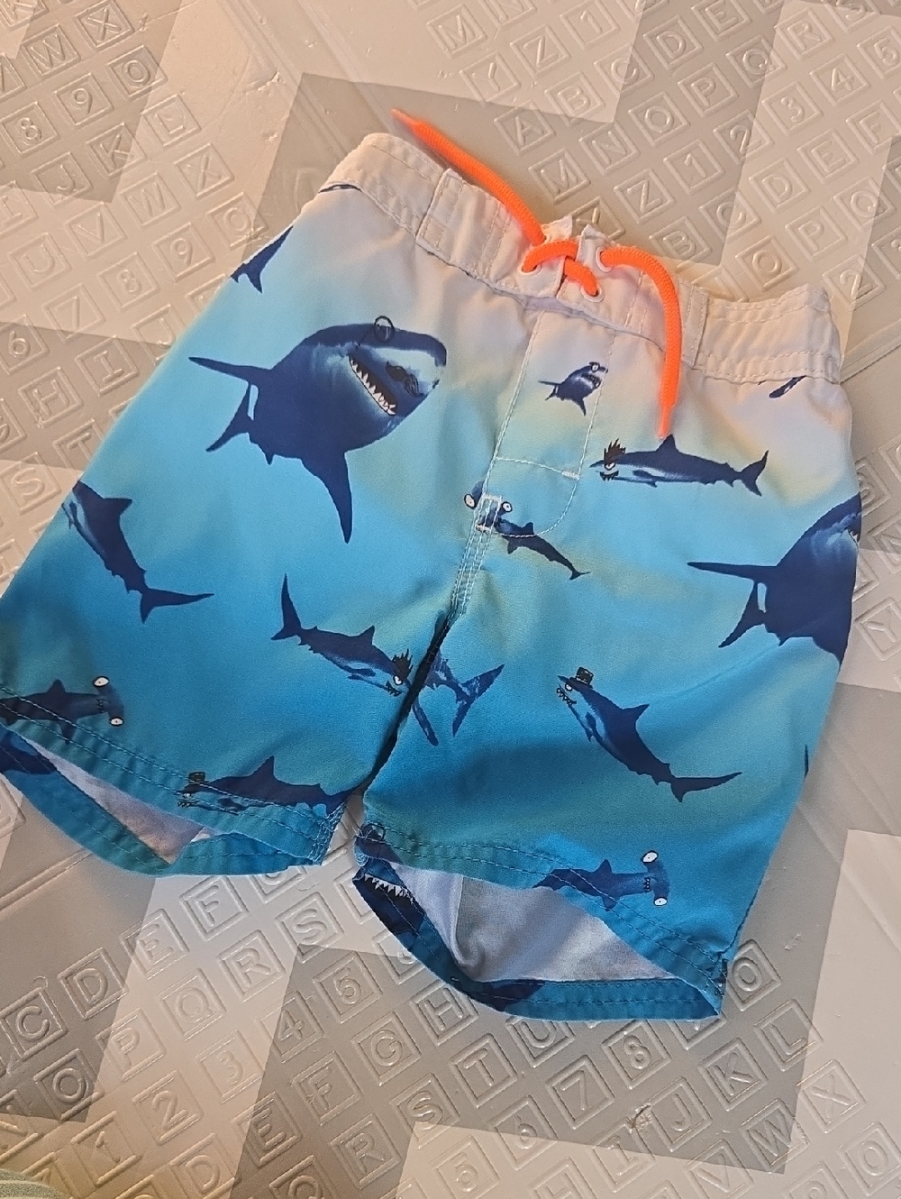 Shark Swim Shorts By Oshkosh Bgosh Size 3T